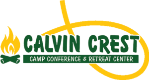 camp calvin crest logo